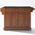 thumbnail image 3 of Crosley Furniture Alexandria Wood Kitchen Island in Cherry/Black, 3 of 8