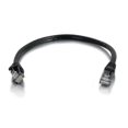 thumbnail image 1 of 2 ft. Cat6a Snagless Unshielded-UTP Ethernet Network Patch Cable - Black, 1 of 1