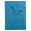 The ESSENTIALS TEAL BUTTERFLY Leather-like 5x7 Journal by Eccolo trade