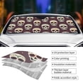 thumbnail image 5 of Bingfone funny Skull star Car Windshield Sun Shade Protector Keep Your Vehicle Cool Sun Shield Visor Cover Foldable for Car Truck SUV-Small, 5 of 8