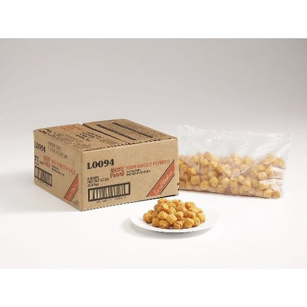 Sweet Things Sweet Potato Mini Tater Puff, 2.5 Pound - 6 per case.