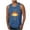 Blue, variant on Cmfcve Men's Graphic Tank Top Crew Neck Sleeveless Under Vest Loose Elastic Muscle Tank Top