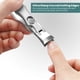 thumbnail image 5 of Portable Nail Clippers Professional Stainless Steel Nail Clipper Travel Fingernail Cutter Trimmer Ma, 5 of 5