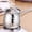Silver 400ml, variant on Stainless Steel Turkish Coffee Pot with Long Handle Bar Rose 200ml