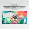 thumbnail image 4 of Funny Watercolor Adorable Mastiff Peeking Through Torn Paper Effect Desk Mat Full Keyboard Mouse Pad Mastiffs Dog Lover Gifts Idea Large Mousepad - 00026, 4 of 5