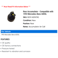 thumbnail image 2 of Rear Accumulator - Compatible with 1993 Mercedes-Benz 600SL, 2 of 2