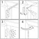 thumbnail image 4 of Paquete de 6 bisagras de puerta de cobertizo de alta resistencia con correa en T de 4 pulgadas, bisagras en T negras a prueba de herrumbre para puertas, puertas de cobertizo y cuar, 4 of 5