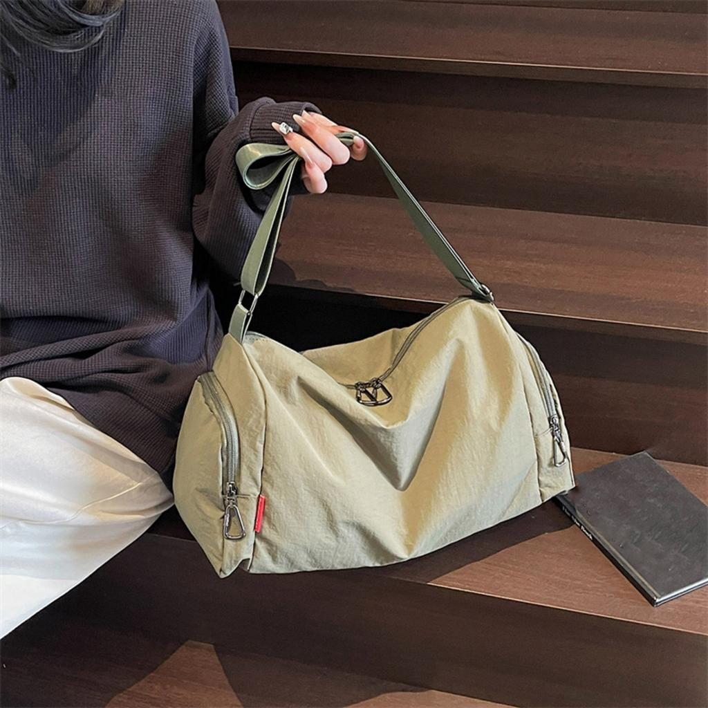 Sports Gym Bag Foldable Travel Duffle Bag Carry On Bags for Women Girls Waterproofs Overnight Bag for Yogas