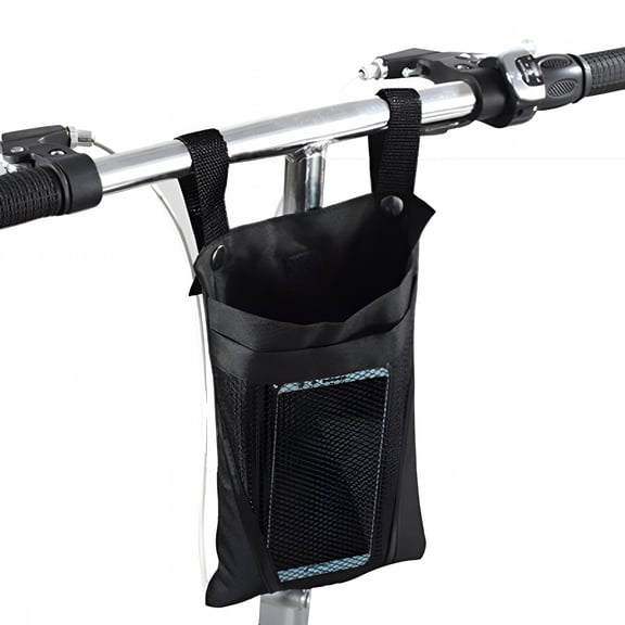 MELIVO Fancy Bike Basket Multi-Purpose Detachable Waterproof Front Basket for Bikes, Scooters Black