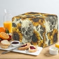 thumbnail image 4 of HELLHERO Skull Sunflowers Print Toaster Cover 2 Slice, Durable Bread Machine Protector with Drawstring, Dustproof Small Kitchen Appliances Cover (11.4"x7.8"x7.4"), 4 of 8