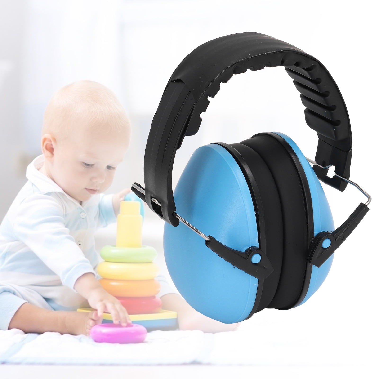 Casque Anti-Bruit Bébé 2-en-1 Réglable - Protection Jusqu'à 25dB, 3-48 Mois, Pour Sommeil Et Voyage