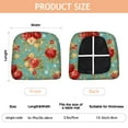 thumbnail image 3 of Pioneer Flower Seat Covers for Dining Room Chairs Set Of 4,Stretch Printed Washable Chair Seat Cover with Elastic Ties and Button,Removable Waterproof Couch Cushion Covers, 3 of 6