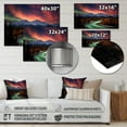 thumbnail image 4 of Designart "Northern Lights Beauty in Yukon II" Canada Metal Wall Decor, 4 of 5