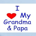 thumbnail image 2 of CafePress - I Love My Grandma & Papa Infant Bodysuit - Baby Light Bodysuit, Size Newborn - 24 Months, 2 of 4