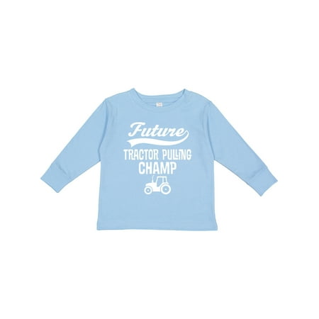 

Inktastic Future Tractor Pulling Champ Boys or Girls Long Sleeve Toddler T-Shirt