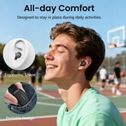 TOZO A1 Mini Wireless Earbuds Bluetooth Headphones, 32H, AI Noise Cancelling Mic, Stereo Bass, Clear Calls, Lightweight IPX5 Waterproof, App 32EQ, Black