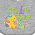 thumbnail image 4 of Inktastic My First Easter Cute Chick and Eggs Boys or Girls Baby Bib, 4 of 4