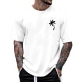thumbnail image 1 of T-shirts pour Hommes Été Décontracté avec Imprimé Arbre Manches Courtes Col Rond pour Usage Quotidien, 1 of 4