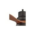 thumbnail image 3 of 52" Casa Vieja Delta-Wing DC Modern Indoor Outdoor Ceiling Fan with LED Light Oil Rubbed Bronze Solid Wood Damp Rated for Patio Exterior House Home, 3 of 9