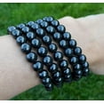 thumbnail image 3 of K-KED Shungite Bracelet 8 mm Beads EMF Protection Healing Crystal, 3 of 5