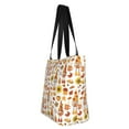 thumbnail image 4 of Fotbe Gnomes Autumn Harvest Pattern Beach Tote,Shoulder Handbag,Spacious Tote Bag,Lightweight Travel Bag,Versatile Shopping Bag, 4 of 9