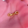 thumbnail image 3 of Double Lobster Clasp Extender,Gold Plated 925 Silver Claw Connector Bracelet Extension Clasp Small Bracelet Extender Necklace Shortener Clasp for DIY Jewelry Making, 3 of 10