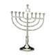 Rite Lite 11.5" Argent Solide Traditionnel Hanukkah Menorah Bougies Stand – image 1 sur 1