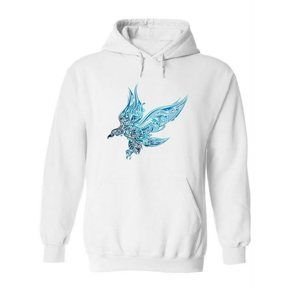 Blue Eagle Hoodie Women -Image by Shutterstock, Female Medium