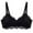 Black, variant on Hrsba Womens Plus Size Bra,Women's Breathable Lace Thickening Bras,Womens Casual Summer Bra,Womens Bra