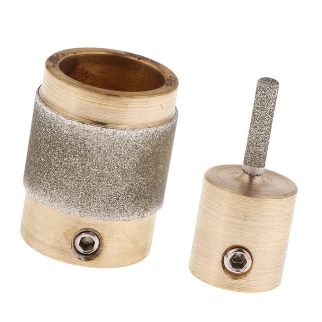 Pedazo De La Cabeza De La Amoladora l Diamante Del Tamaño Clasificado De 2 Paquetes Para Las Amoladoras De Cristal Gloria Bit de la cabeza de la amoladora de vidrieras