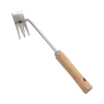 thumbnail image 1 of Desmalezador manual Herramienta de deshierbe multifuncional Extractor de malezas de jardín Herramienta de deshierbe manual Eliminación de deshierbe Mango de madera Cola extractor de malas hierbas, 1 of 8