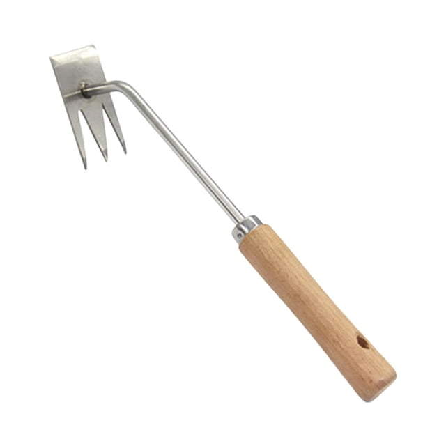 Desmalezador manual Herramienta de deshierbe multifuncional Extractor de malezas de jardín Herramienta de deshierbe manual Eliminación de deshierbe Mango de madera Cola extractor de malas hierbas