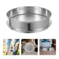 thumbnail image 3 of KAKOWELY garden sieve Efficient Soil Sifter With 3mm Mesh For Garden Soil Screening Tool Portable Small Sifter Tool Gardening Rocks Soil Sifter Stainless Steel Mesh Sieve, 3 of 5