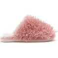 thumbnail image 6 of Seranoma Jenna Womens Ladies Fuzzy Flat Comfort Fur Thermal Indoor Outdoor Slide Home Slippers Pink, 6 of 7