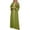 Green, variant on Women's Muslim Maxi Dress Abaya One-Piece V Neck Bronzing Dress Islamic Full Length Kaftan Daily Casual Purple