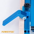 thumbnail image 4 of Fence Flip Stop POWERTEC de 3 pulgadas con rieles en T para carpintería, paquete de 2, 4 of 7