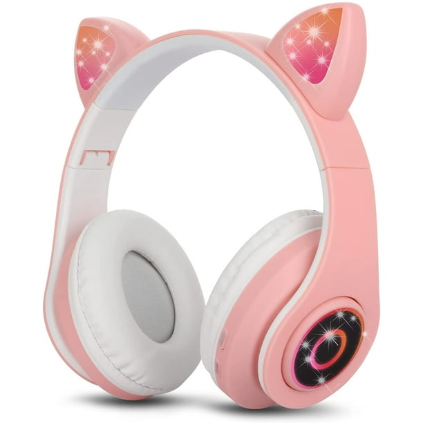 Pink bluetooth headphones walmart sale