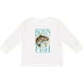 thumbnail image 3 of Inktastic Born to Fish Boys or Girls Long Sleeve Toddler T-Shirt, 3 of 5