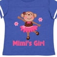 thumbnail image 4 of Inktastic Mimi's Girl Monkey Girls Toddler T-Shirt, 4 of 5