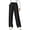 Black, variant on UVN Sweatpants for Women Casual Wide Leg Baggy Pants Straight Long Trousers High Waist Drawstring Workout Pants with Pockets