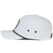Signatures Performance Golf Hat, Crossed Golf Clubs Baseball Cap, Adjustable, One Size, Adult, White