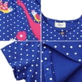 thumbnail image 5 of GYRATEDREAM 2-7 Years Toddler Girl Cotton Casual Dress Summer Short Sleeve Basic Playwear Sundress, 5 of 9