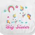 thumbnail image 4 of Inktastic Big Sister Girls Baby Bib, 4 of 4