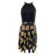 thumbnail image 4 of Vestido de ocio de impresión sin mangas con cuello halter de nueva moda para mujer Fridja  hjkh1817, 4 of 5