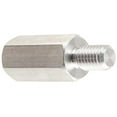 thumbnail image 1 of Hex Standoff - Male-Female #6-32 x 5/16 (OD) x 3/8 (Length) Aluminum, Plain Finish (QUANTITY: 1000), 1 of 1