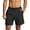 Black, variant on Men's Cargo Shorts Solid Color with Pockets and Elastic Waistband Shorts