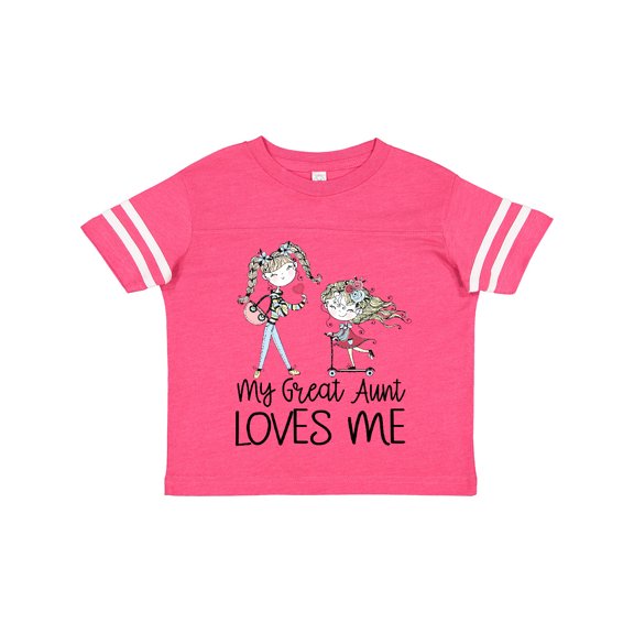 Inktastic Stick Girls My Great Aunt Loves Me Boys or Girls Toddler T-Shirt