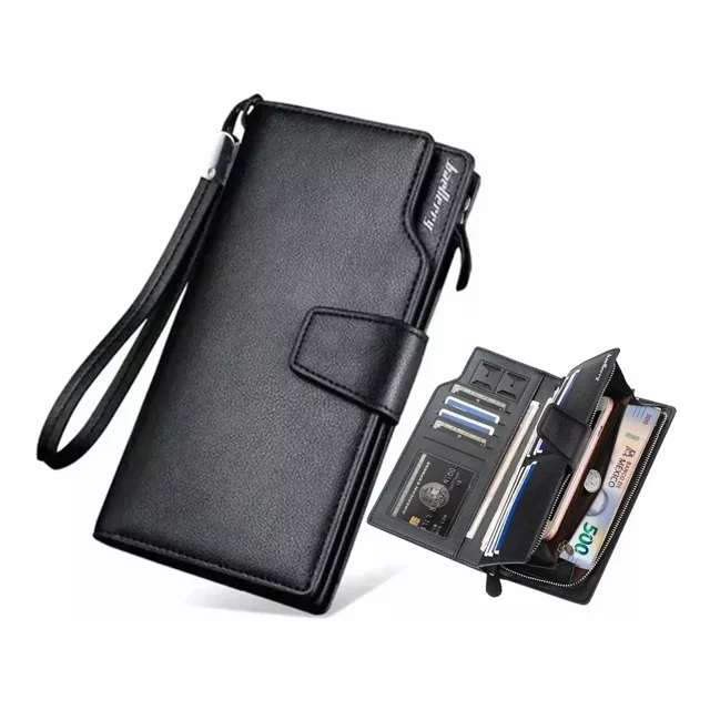 Cartera De Lujo Para Caballero Con Tarjetero Y Porta Celular