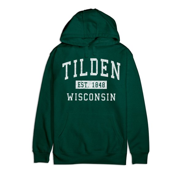 Tilden Wisconsin Classic Established Premium Cotton Hoodie
