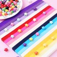 thumbnail image 2 of 540Pcs/Set Origami Star Paper Solid Color DIY Paper Crafts School Teaching Handmade Colorful Lucky Star Paper Strip Decoration Kit Birthday Gift, 2 of 7